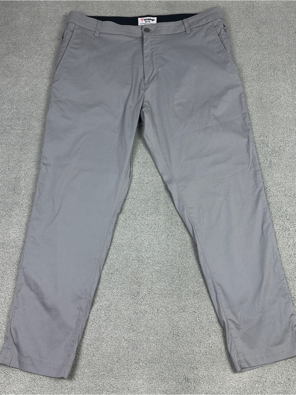 Bird Dogs Pants Mens 36x30 (36x28) Boom For Your Boomstick Chino Stretch Unlined